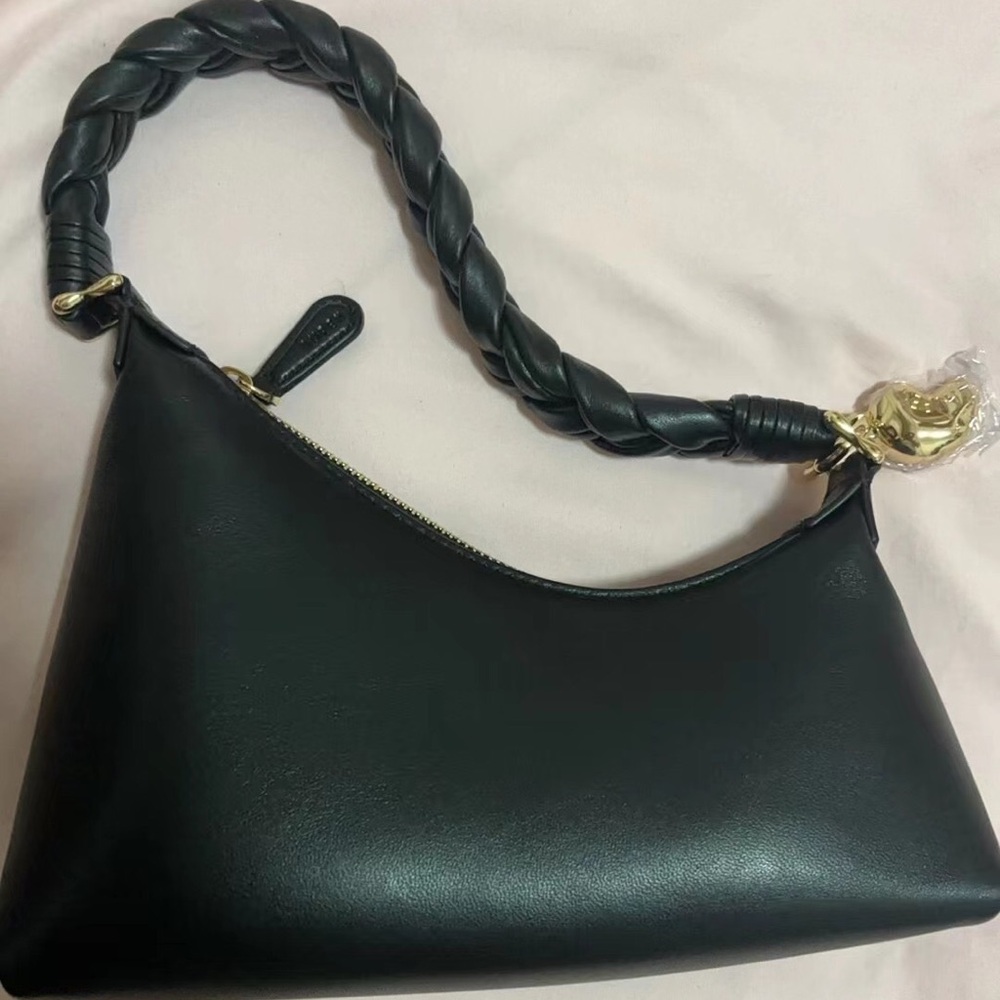 aupen black shoulder bag